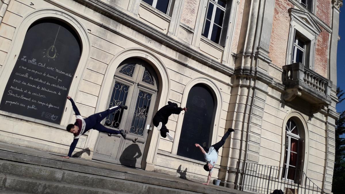 Atelier Breaking avec les athlètes de l'équipe de France aux J.O