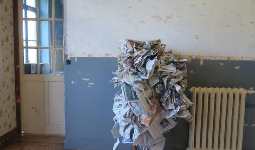 Atelier de création avec les enfants suivis par l'association SOS Jeunesse résidence de la Cie Grégoire & Co, avril 2025