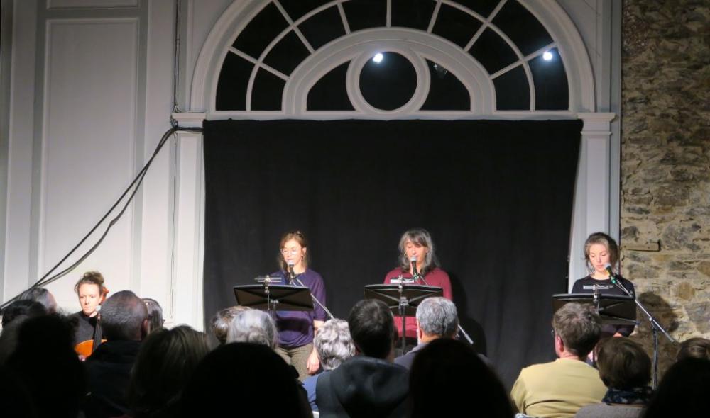 Sortie de résidence "La Fabrique du silence", Judith Bordas, Aëla Gourvennec, Myriam Prevost, Marie Menechi, octobre 2025